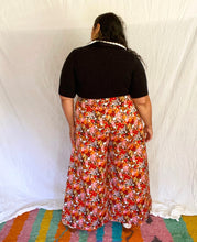 Load image into Gallery viewer, 70’s Floral Palazzo Pants XL-1X