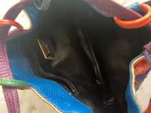 Load image into Gallery viewer, Multicolor Sharif Wearable Art Leather Purse