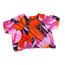 Load image into Gallery viewer, 80’s Tropical Foliage Top M/L

