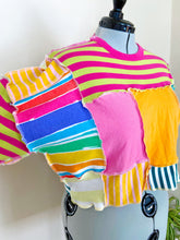 Load image into Gallery viewer, Rainbow Stripe Tee M-2X