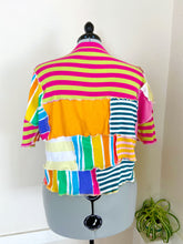Load image into Gallery viewer, Rainbow Stripe Tee M-2X