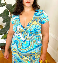 Load image into Gallery viewer, Swirly Y2K Dress L/XL