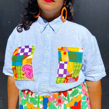 Load image into Gallery viewer, Patch Pocket Linen Button Up M-XL