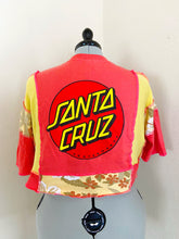 Load image into Gallery viewer, Santa Cruz Cropped Patchwork Tee M-2X