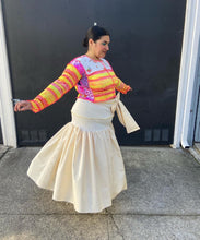 Load image into Gallery viewer, Cream Ruffle Skirt