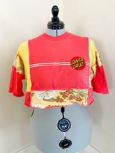 Load image into Gallery viewer, Santa Cruz Cropped Patchwork Tee M-2X