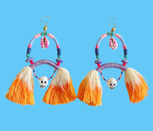 Load image into Gallery viewer, Tangerine Ancestress Earrings