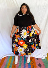 Load image into Gallery viewer, Flower Power Maxi Skirt 1X-3X
