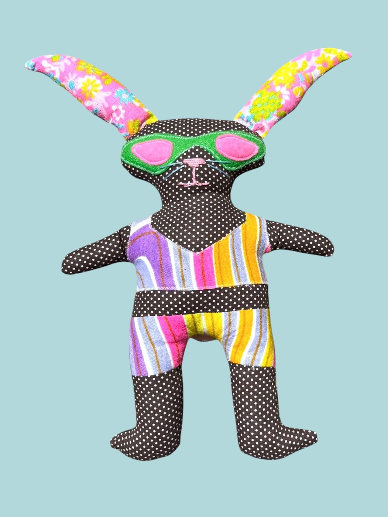 Beach Bunny Cloth Doll