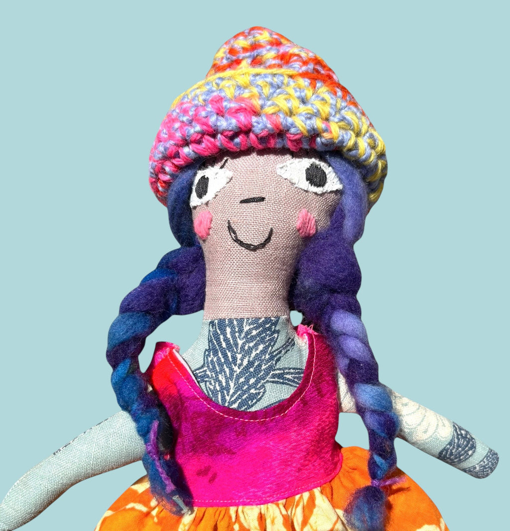 Romy 16” Cloth Art Doll