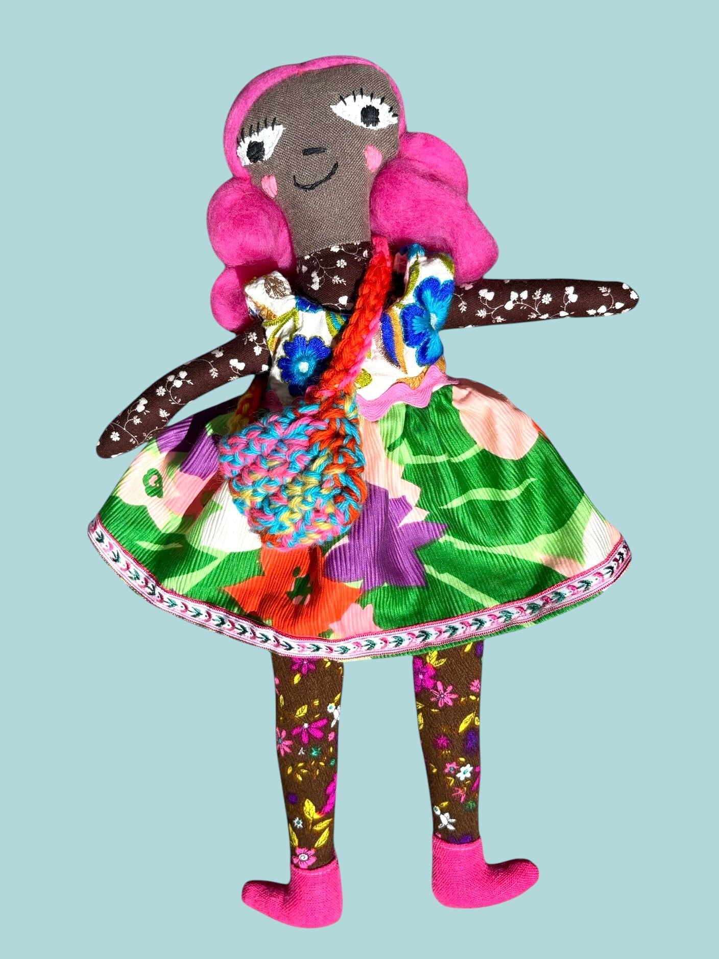 Marbella 16” Cloth Art Doll