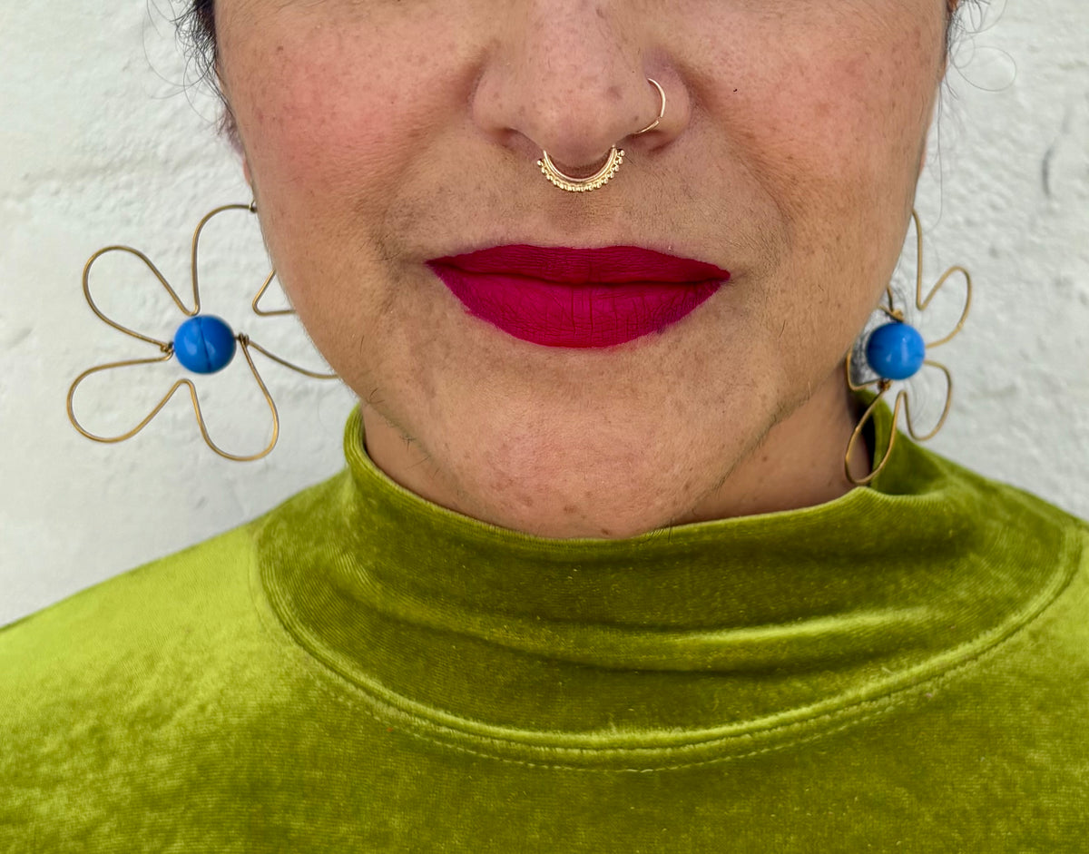 Cornflower Earrings