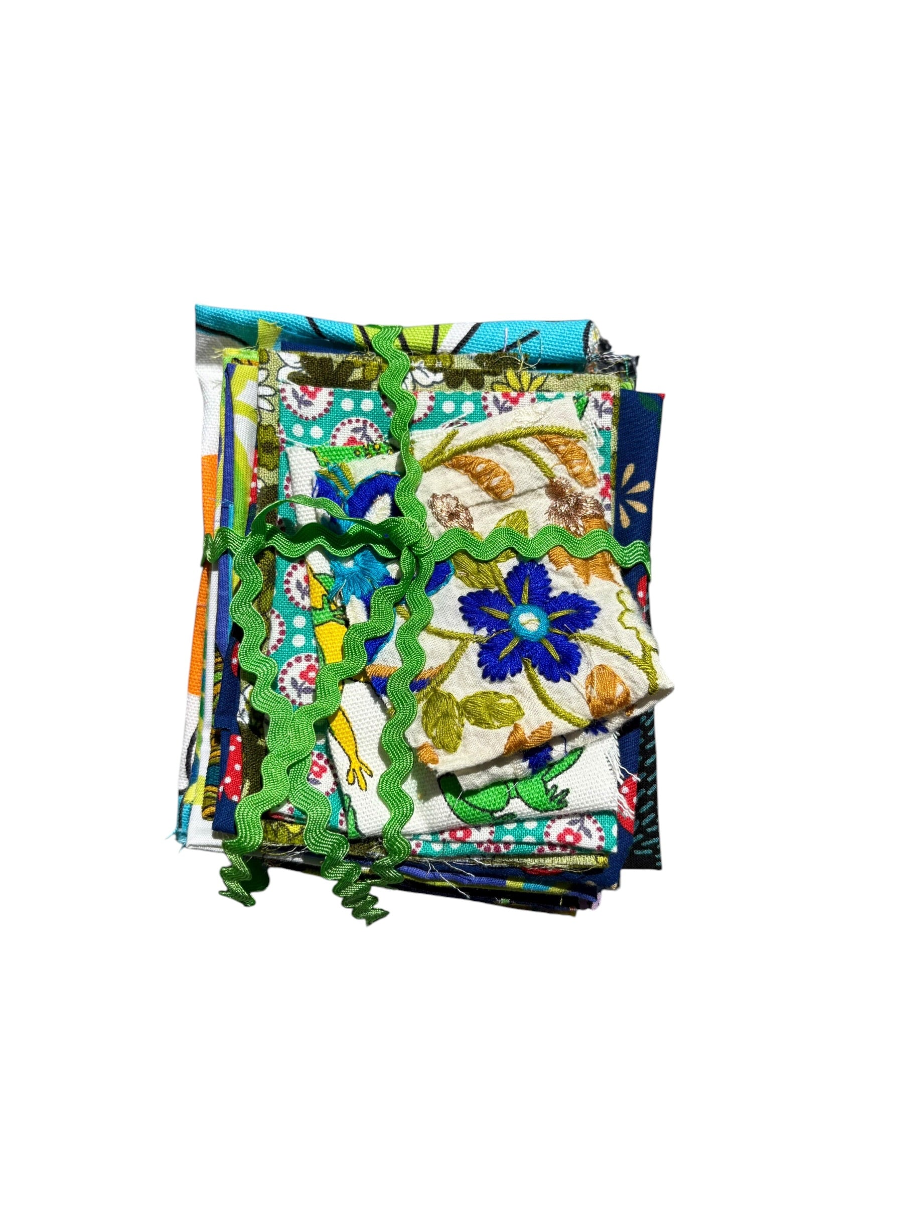 Curated Scrap Bundle: Blues and Greens
