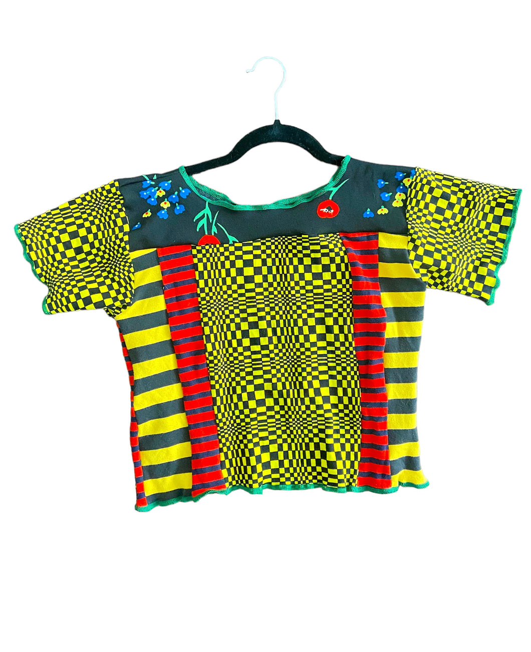 Primary Colors Patchwork Tee S/M
