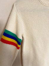 Load image into Gallery viewer, 70’s Rainbow Stripe Knit Small-Medium
