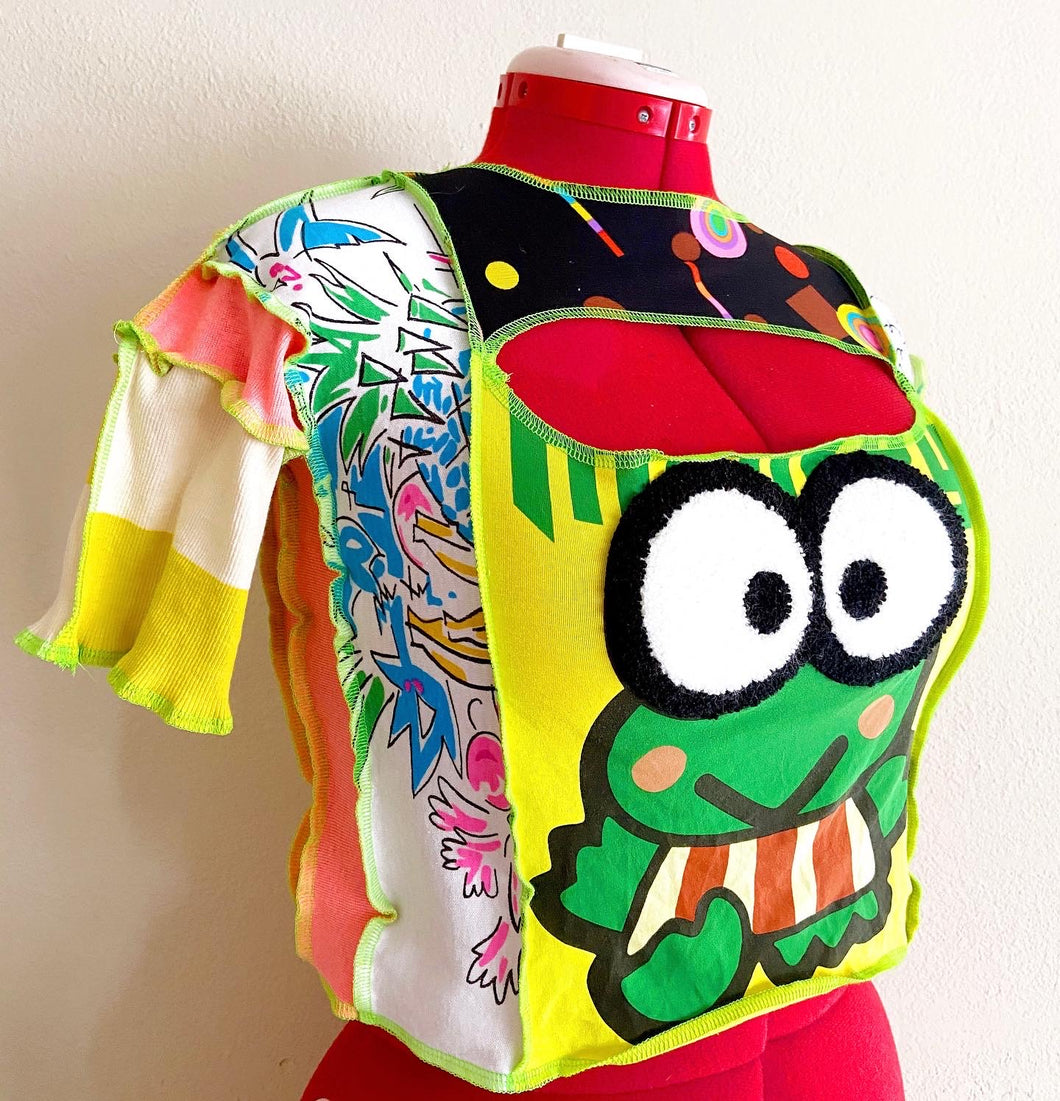 Spicy Keroppi Cut Out Top S/M