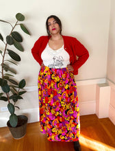 Load image into Gallery viewer, Handmade Psychedelic Maxi Skirt 2X-4X
