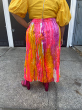Load image into Gallery viewer, Hand Painted Maxi Skirt 2X-4X
