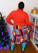 Load image into Gallery viewer, Vibrant Print Skirt 2X/3X
