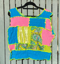 Load image into Gallery viewer, Groovy Patchwork Top XL-3X
