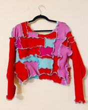 Load image into Gallery viewer, Cashmere Patchwork Top Small-Large
