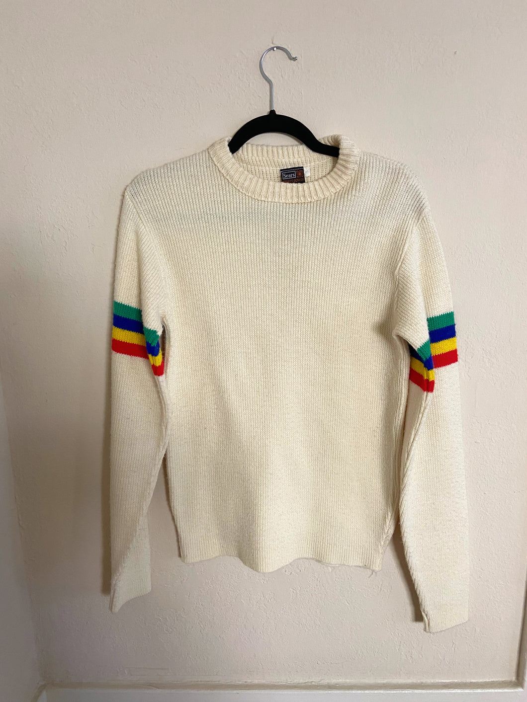 70’s Rainbow Stripe Knit Small-Medium