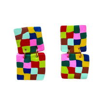 Load image into Gallery viewer, Checkerboard Earrings
