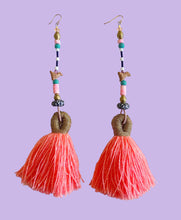 Load image into Gallery viewer, Guayaba Tassel Earrings
